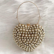 Heart diamond evening handbag, view 5 - MRSLM