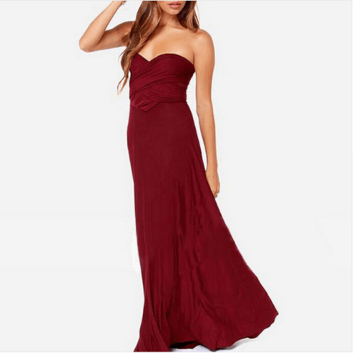 Convertible boho maxi dress, view 8 - MRSLM