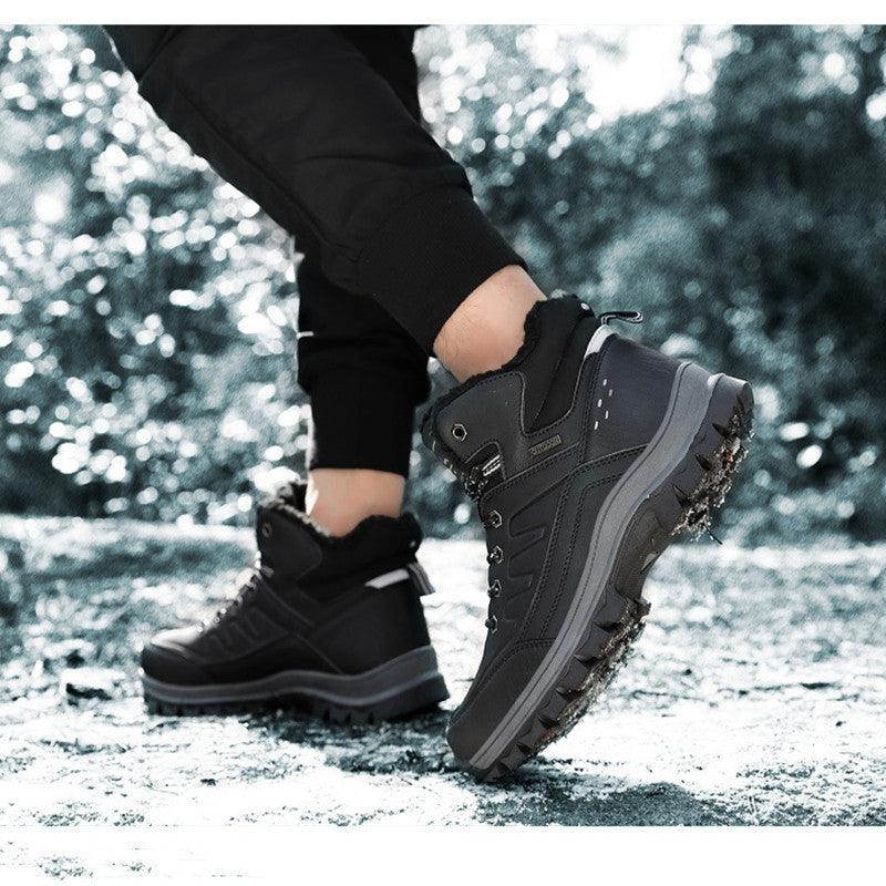 Men's plush snow boots - MRSLM
