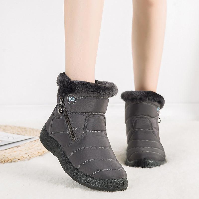 women's waterproof snow boots, view 3 - MRSLM