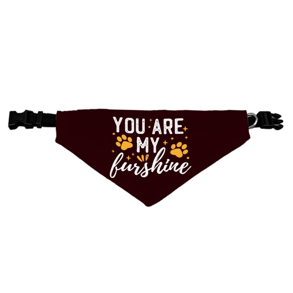 Cute Quote Pet Bandana Collar - Furshine Scarf Collar - Text Design Dog Bandana - MRSLM