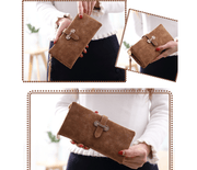 ladies multi-function wallet with tassel, view 9 - MRSLM