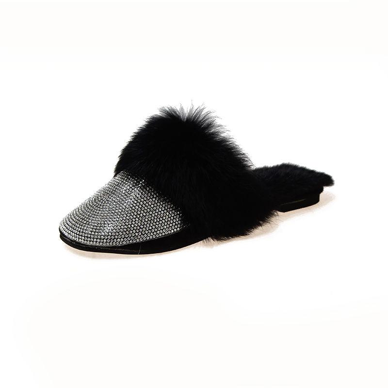 Slip-on suede flat shoes, view 3 - MRSLM