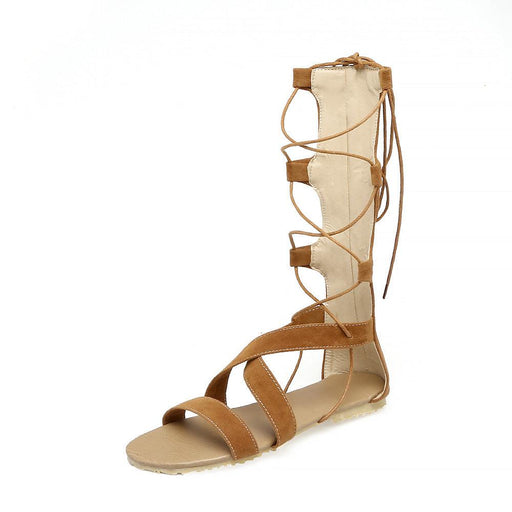 Women's cross strap high-top sandals, view 4 - MRSLM