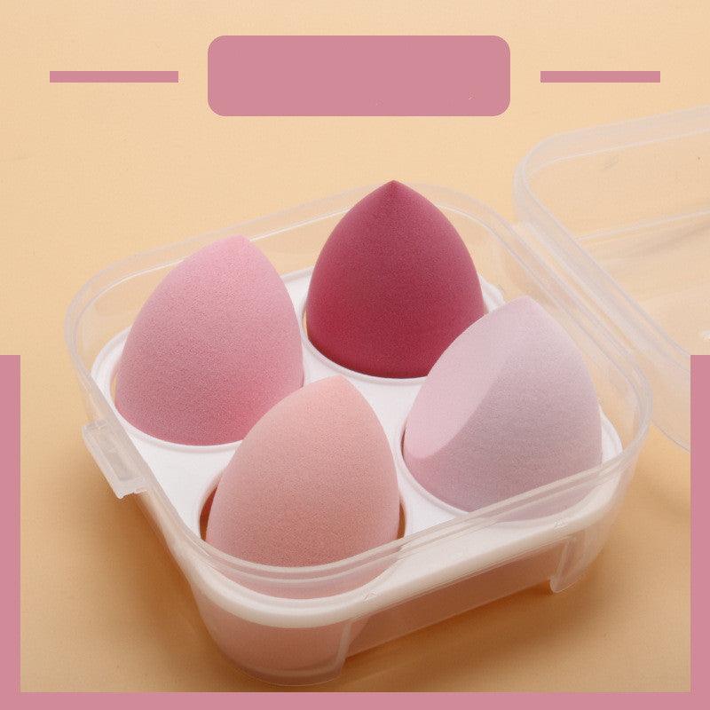 diagonal-cut beauty egg makeup sponge set, view 4 - MRSLM