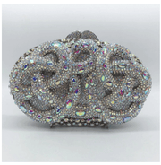rhinestone evening clutch, view 8 - MRSLM