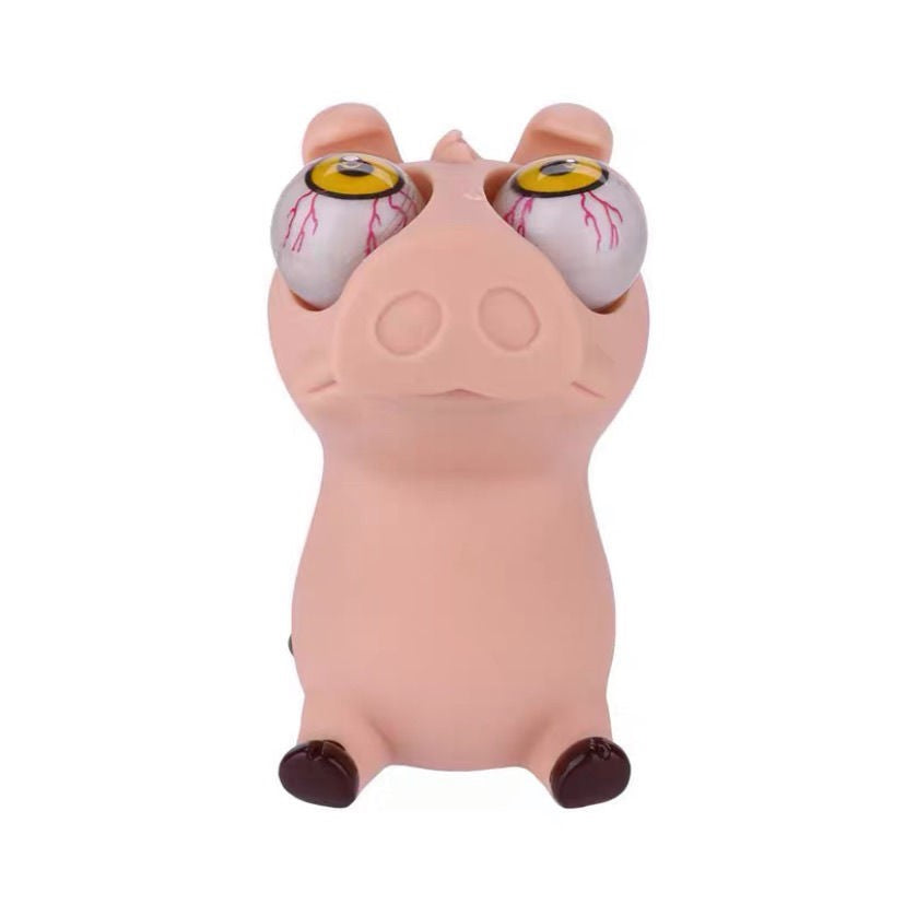 Cartoon Animal Decompression Toy Stress Reduction Ball Cute Little White Panda Dinosaur Squeeze Pop Eye Squeeze Antistress Toy