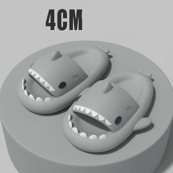 Adult's Slippers Tide Indoor And Outdoor Funny Shark Slippers - MRSLM
