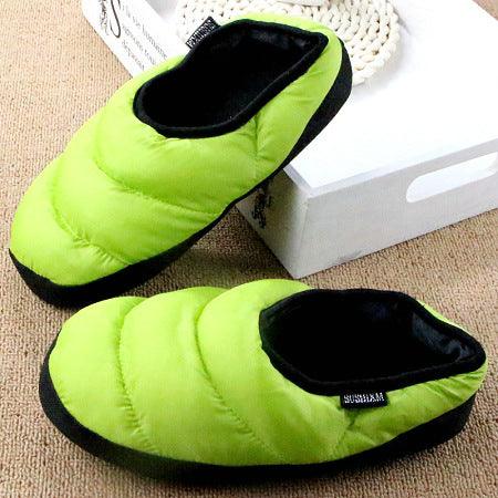 Couple soft-soled down cotton warm shoes, view 3 - MRSLM