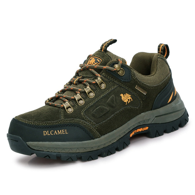Men's breathable leather sneakers, view 3 - MRSLM