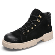 Men's soft leather lace-up boots, view 4 - MRSLM