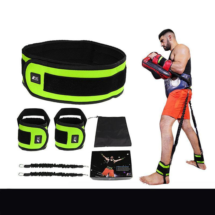 Leg Squat Boxing Combat Training Resistance Bands Fitness Combat Fighting Resistance Force Agility Workout Exercise Equipment - MRSLM
