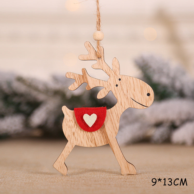 Wooden Christmas Tree Ornament