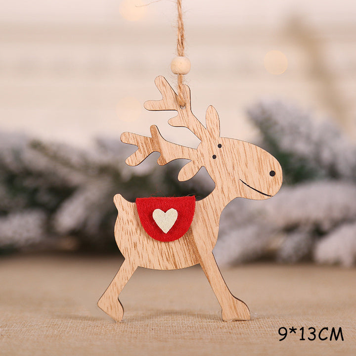 Wooden Christmas Tree Ornament