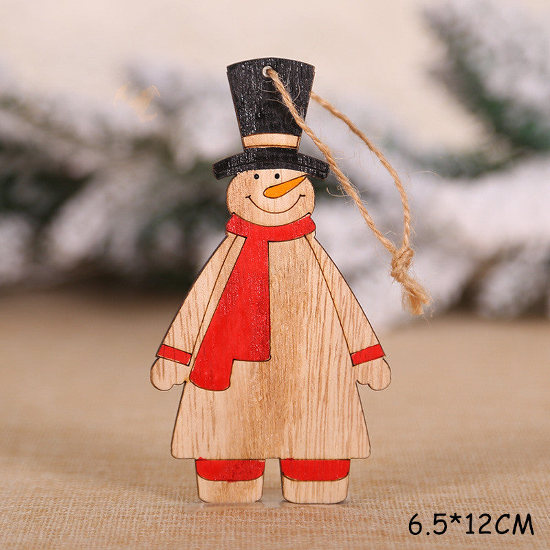 Wooden Christmas Tree Ornament