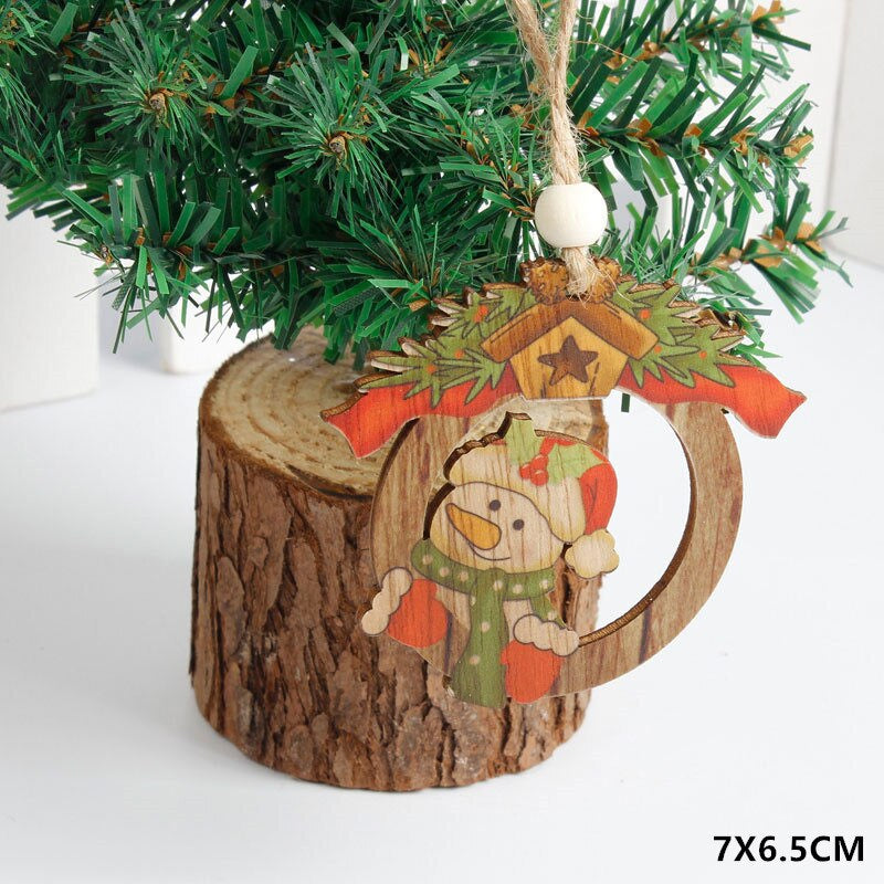 Wooden Christmas Tree Ornament