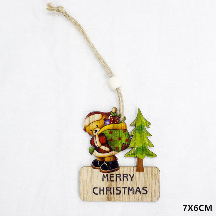 Wooden Christmas Tree Ornament