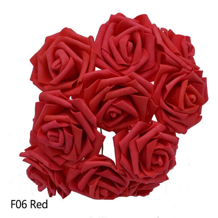 Set of 25 Artificial Foam Roses