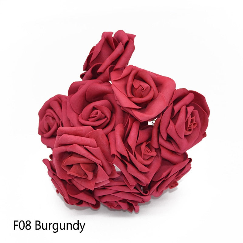 Set of 25 Artificial Foam Roses