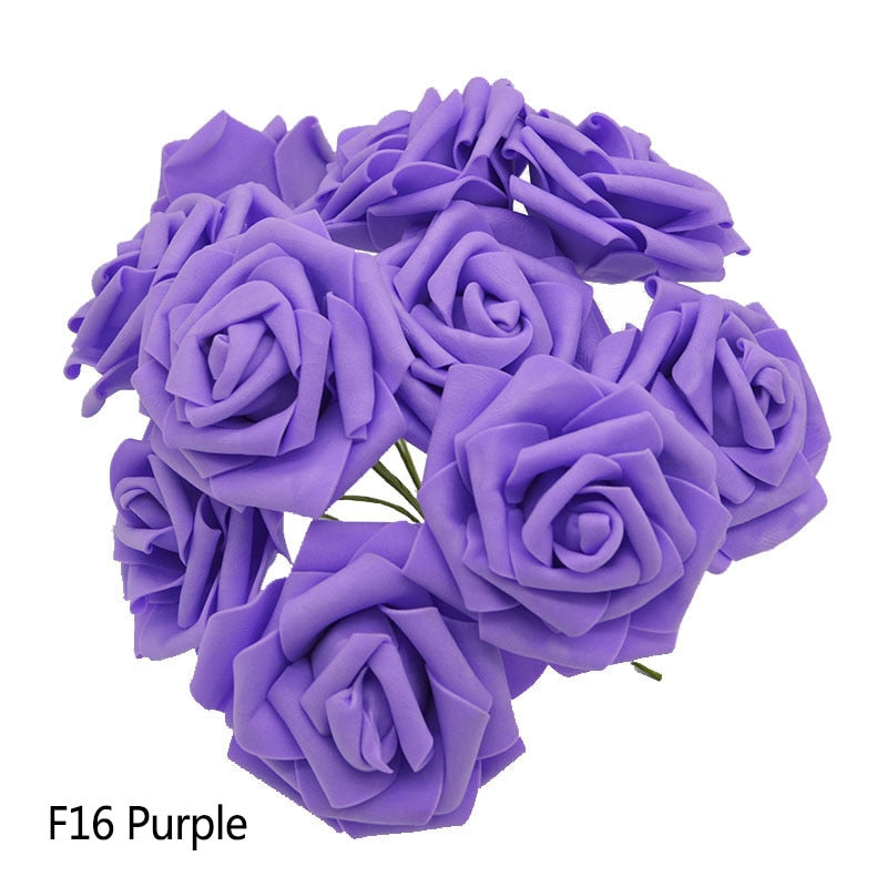 Set of 25 Artificial Foam Roses