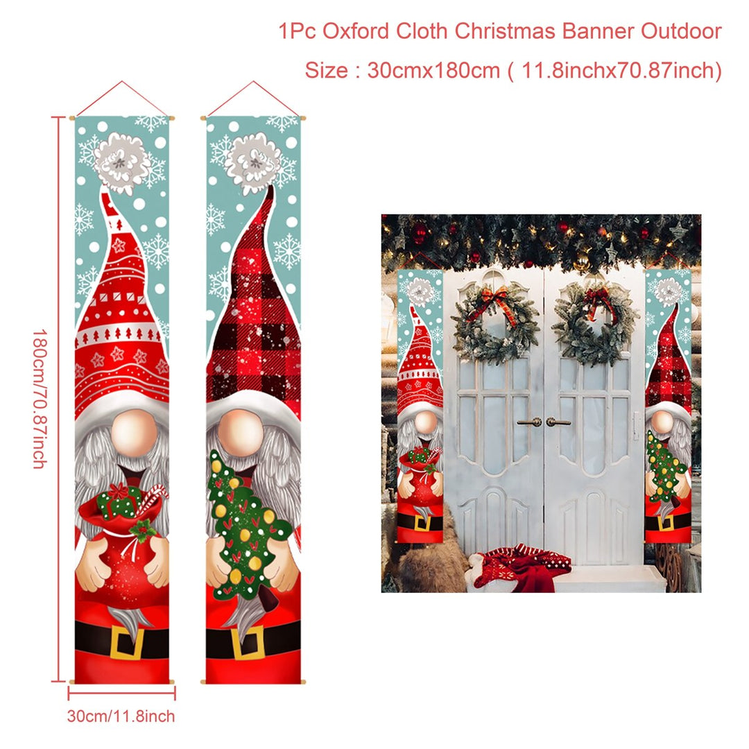 Merry Christmas Hanging Door Banners