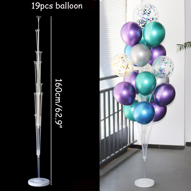 Simple Balloon Garland and Table for Wedding Party