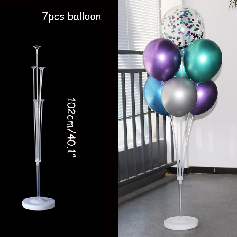 Simple Balloon Garland and Table for Wedding Party