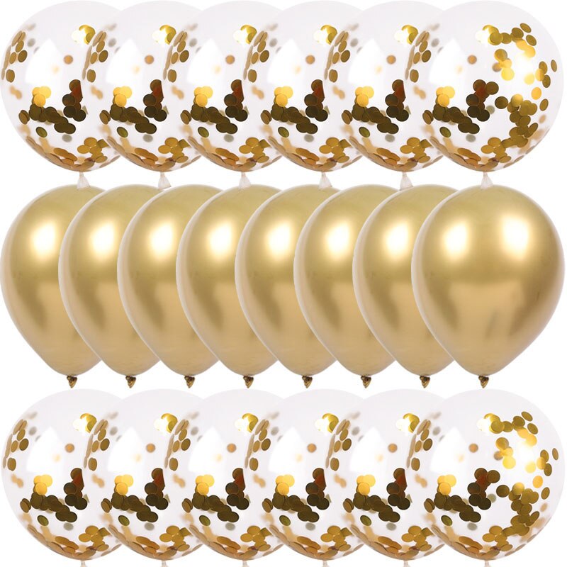 Simple Balloon Garland and Table for Wedding Party