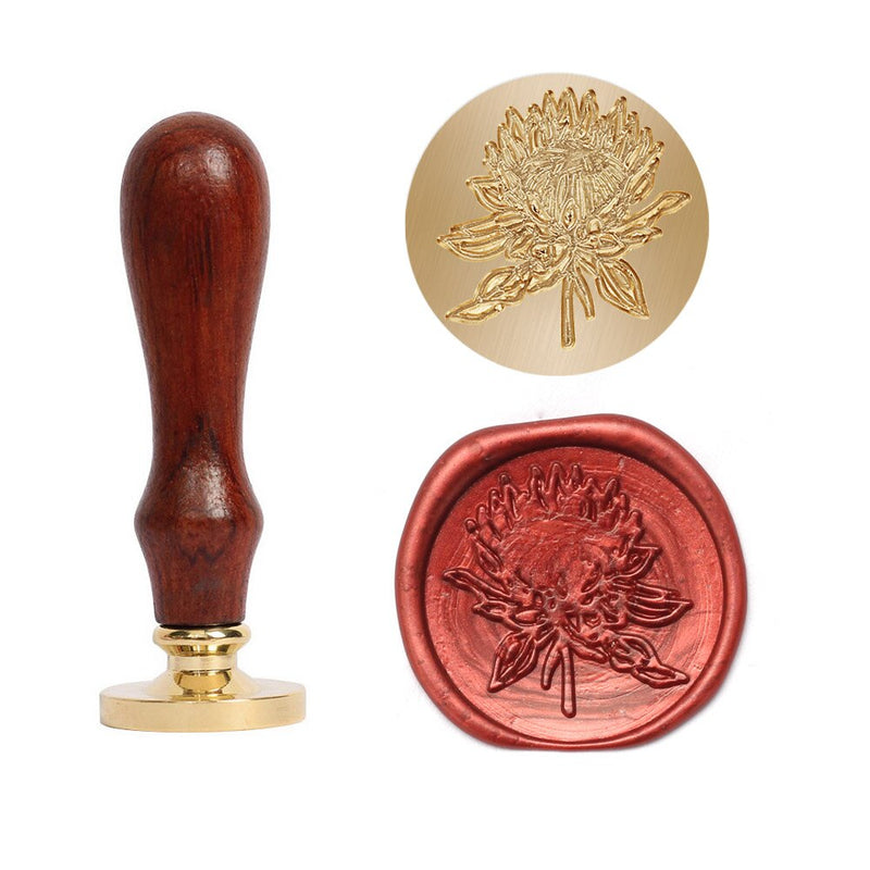 wedding invitation wax seal stamp, view 14 - MRSLM