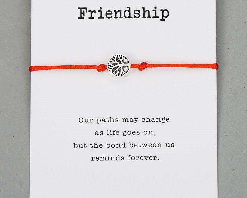 Friendship Card for Gift with Rope