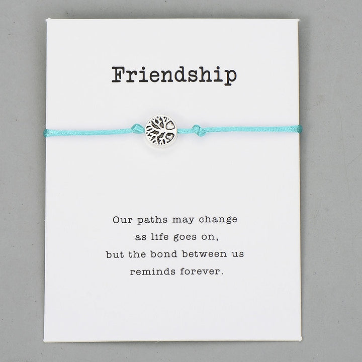 Friendship Card for Gift with Rope