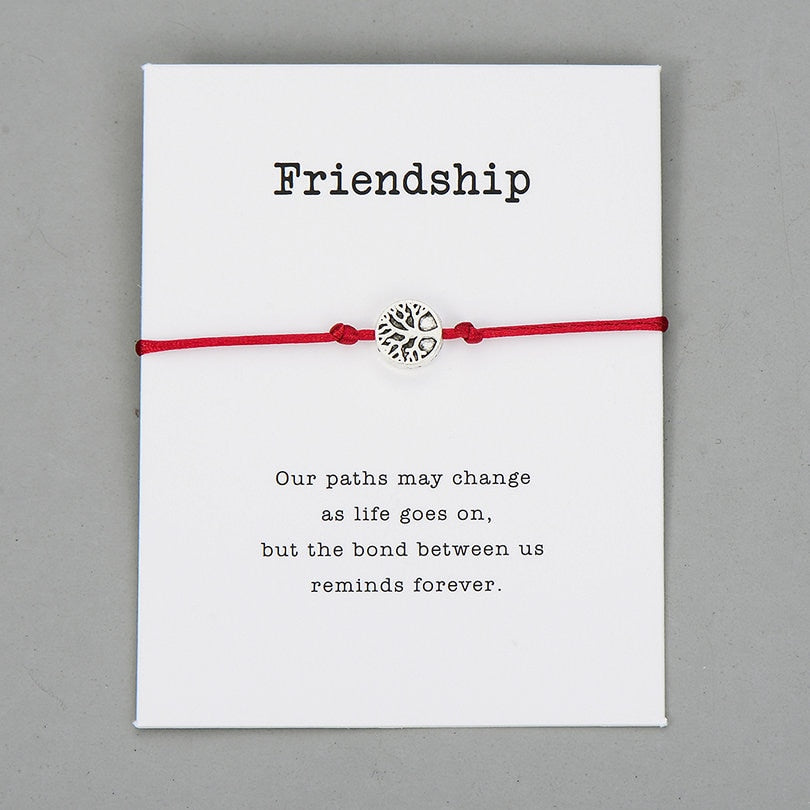 Friendship Card for Gift with Rope