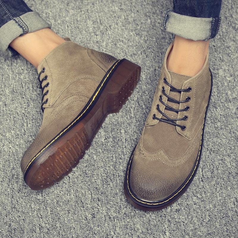 Men's frosted leather boots, view 3 - MRSLM