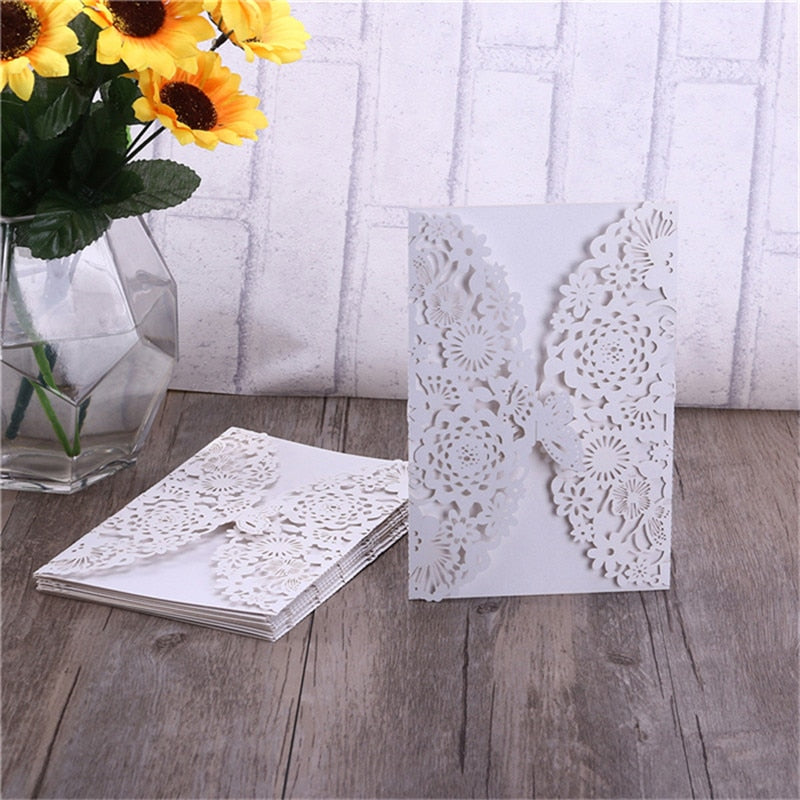 butterfly invitation cards, view 5 - MRSLM