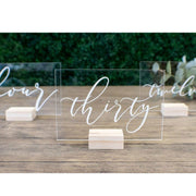 acrylic wedding table cards, view 10 - MRSLM