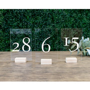 acrylic wedding table cards, view 9 - MRSLM