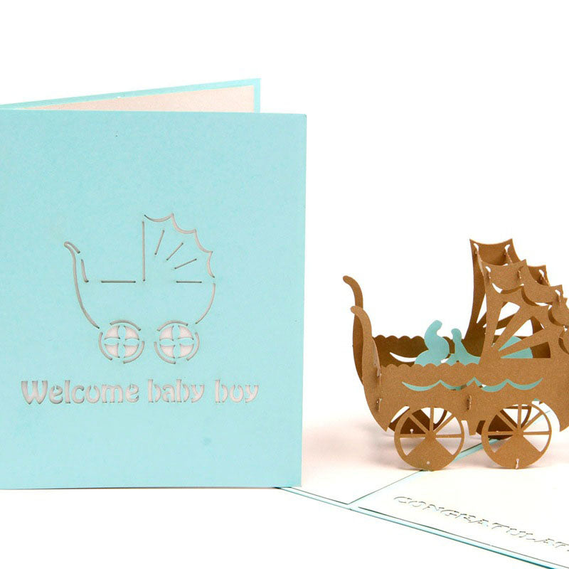 3d baby party invitation, view 4 - MRSLM