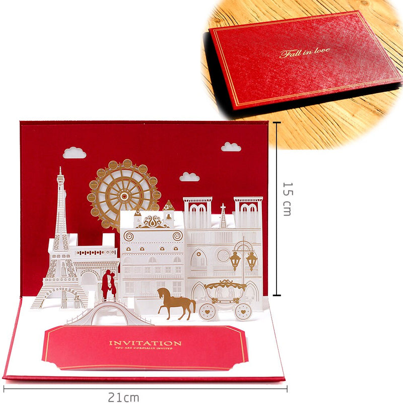 laser cut 3d pop up card, view 7 - MRSLM