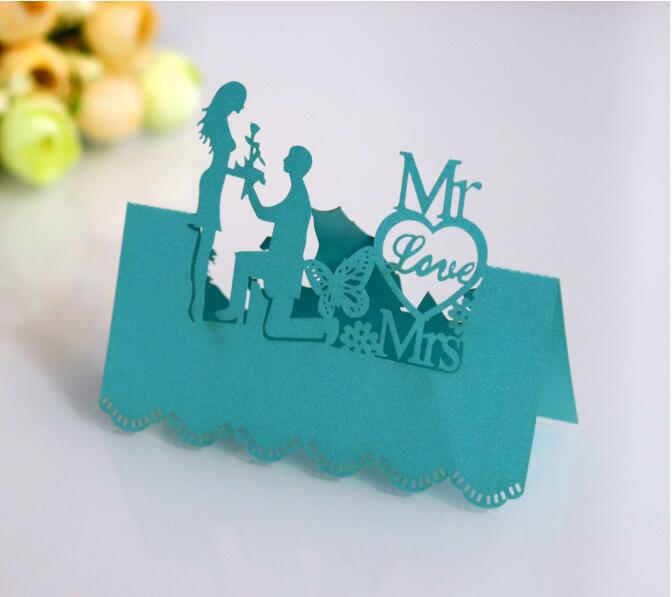 paper wedding table cards set, view 11 - MRSLM