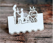 paper wedding table cards set, view 8 - MRSLM