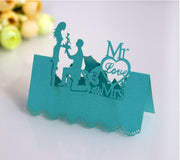 paper wedding table cards set, view 3 - MRSLM