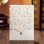 paper wedding invitation card, view 6 - MRSLM