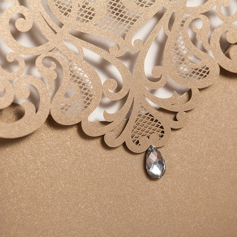 paper wedding invitation card, view 7 - MRSLM