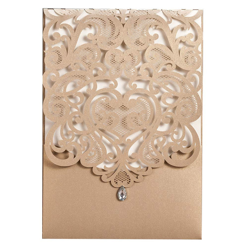 paper wedding invitation card, view 2 - MRSLM