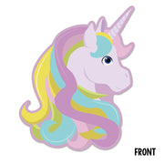 rainbow unicorn invitation cards, view 2 - MRSLM