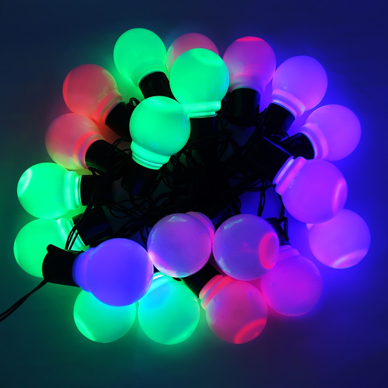 colorful bulb led string lights, view 10 - MRSLM