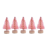 colorful desktop christmas trees set, view 5 - MRSLM