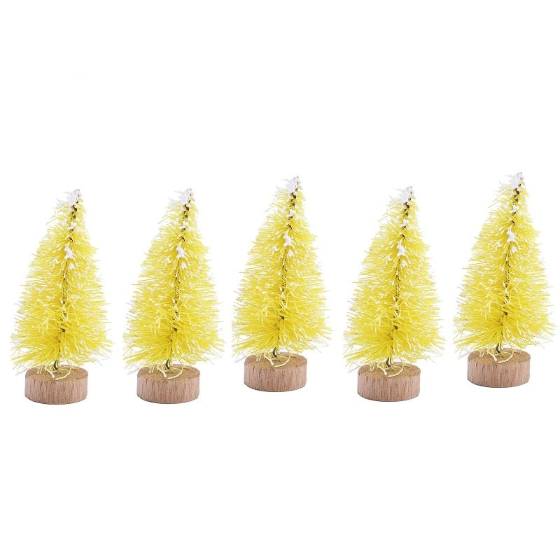 colorful desktop christmas trees set, view 6 - MRSLM