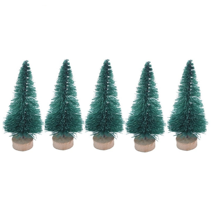 Colorful Desktop Christmas Trees 5 Pcs Set