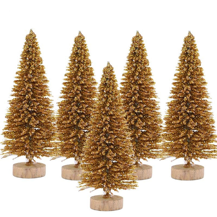 Colorful Desktop Christmas Trees 5 Pcs Set